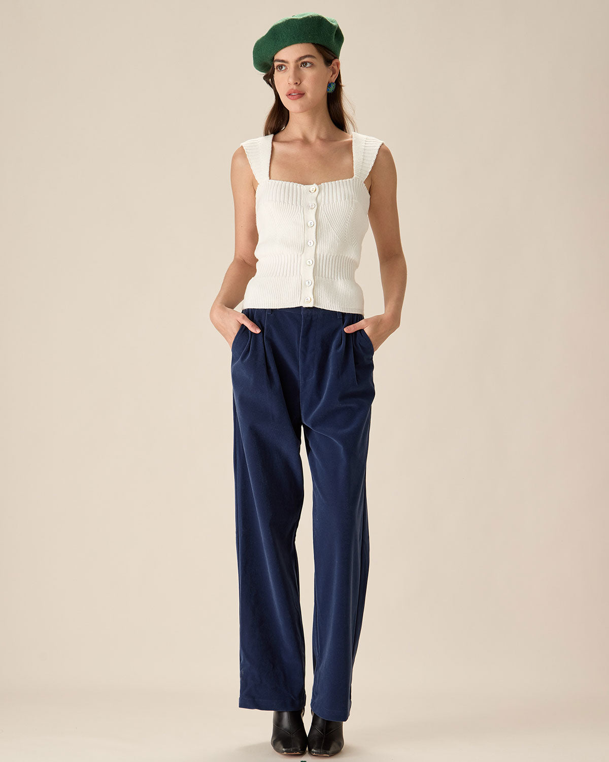 White Button Tank - Image 5